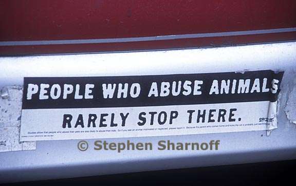 people who abuse bumpersticker